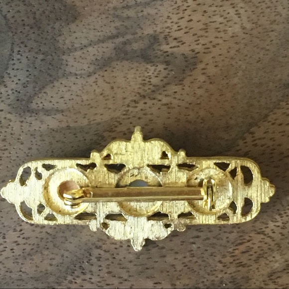 Vintage bar pin Victorian style - Picture 4 of 8